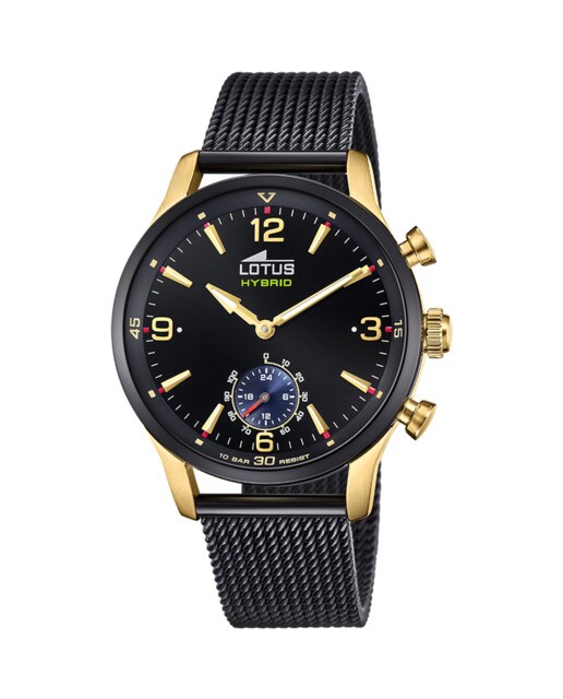 Reloj híbrido de hombre 18804/1 Connected de acero color negro · Lotus · El  Corte Inglés