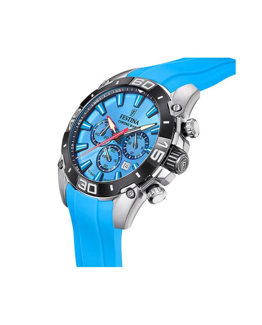 Reloj de hombre F20544/6 Chrono Bike de caucho azul · Festina · El Corte  Inglés