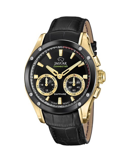 Reloj híbrido de hombre J962/2 Smartwatch Connected de piel negro · Jaguar  · El Corte Inglés