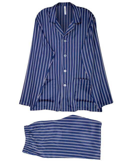 Pijama de hombre de raso con estampado de rayas · Lohe · El Corte Inglés