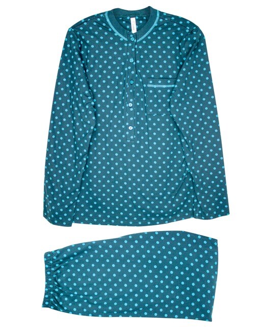 Pijama de mujer estampado con pata abotonada · Lohe · El Corte Inglés