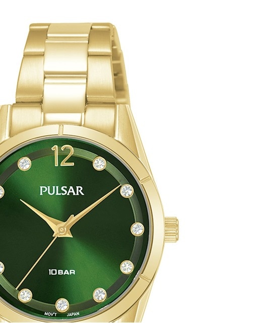 Reloj de mujer Casual PH8508X1 de acero y correa dorada · Pulsar · El Corte  Inglés