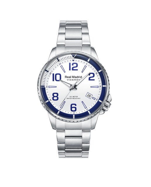 Reloj de hombre Viceroy Colección Real Madrid de tres agujas Reloj de Hombre Viceroy Real Madrid tres agujas de acero y