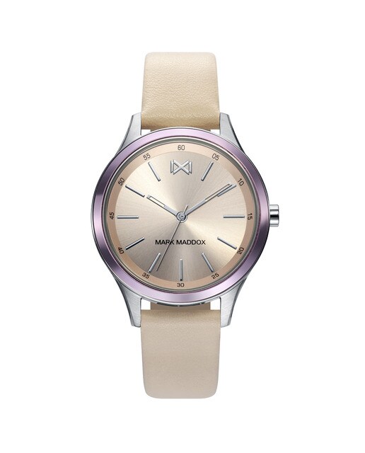 Reloj de mujer Mark Maddox Shibuya de acero y correa de piel correa repuesto reloj mujer mark maddox