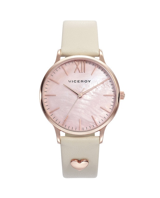 Reloj de Mujer Viceroy Kiss tres agujas de acero IP rosa y Reloj de Mujer Viceroy Kiss tres agujas de acero IP rosa y