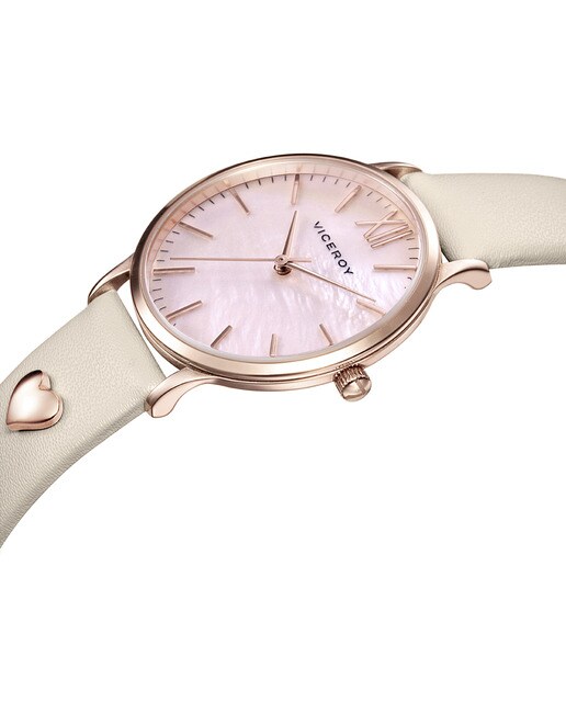Reloj de Mujer Viceroy Kiss tres agujas de acero IP rosa y Reloj de Mujer Viceroy Kiss tres agujas de acero IP rosa y