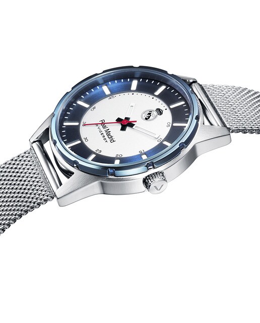 Reloj de Cadete Viceroy Real Madrid tres agujas de acero con Reloj de Hombre Viceroy Real Madrid tres agujas de acero y