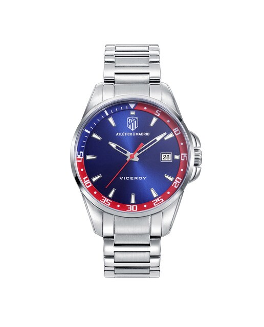 Reloj de Cadete Viceroy Atlético de Madrid tres agujas de Reloj de Hombre Viceroy Real Madrid tres agujas de acero y