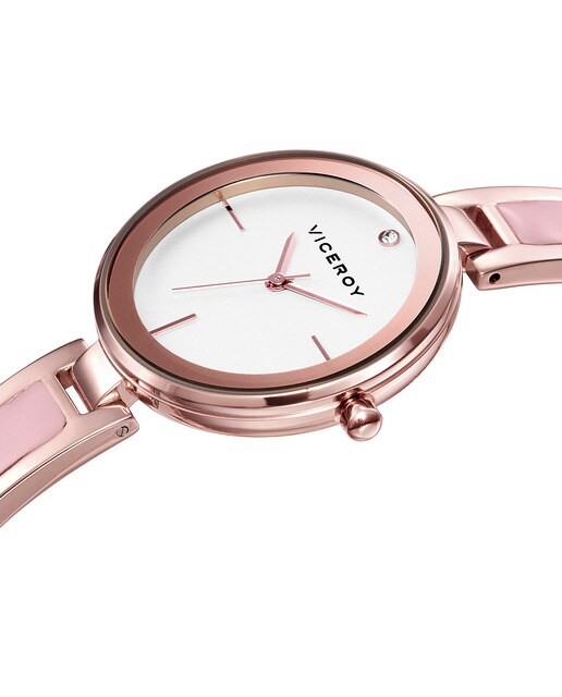 Reloj de Mujer Viceroy Kiss tres agujas de acero IP rosa Reloj de Mujer Viceroy Kiss tres agujas de acero IP rosa y