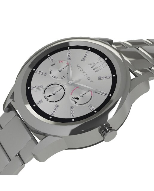 Smartwatch de mujer Smart Pro de acero y correa de recambio negra · Viceroy  · El Corte Inglés