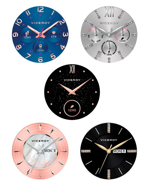 Smartwatch de mujer Smart Pro de acero Ip dorado con piedras en bisel y  correa de recambio blanca · Viceroy · El Corte Inglés