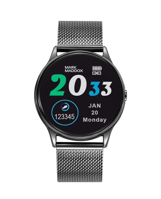 Smartwatch Mark Maddox Smart Now de aluminio Ip grisy malla milanesa con  correa de caucho de recambio · Mark Maddox · El Corte Inglés