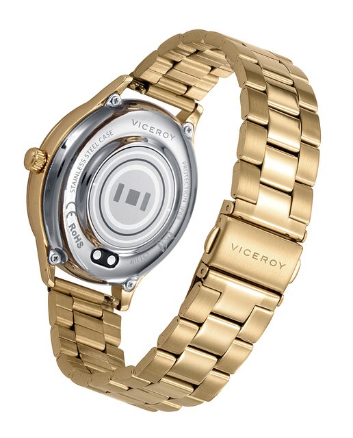 Smartwatch de mujer Smart Pro de acero Ip dorado con correa de silicona  adicional · Viceroy · El Corte Inglés