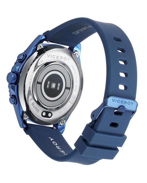 Smartwatch de hombre SmartPro con caja de acero y correa de silicona azul ·  Viceroy · El Corte Inglés