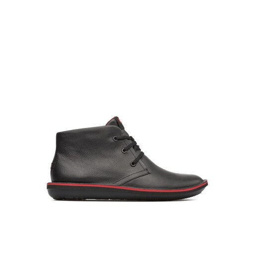 Imagen 0 de Botines de hombre Camper en piel suave de color negro
