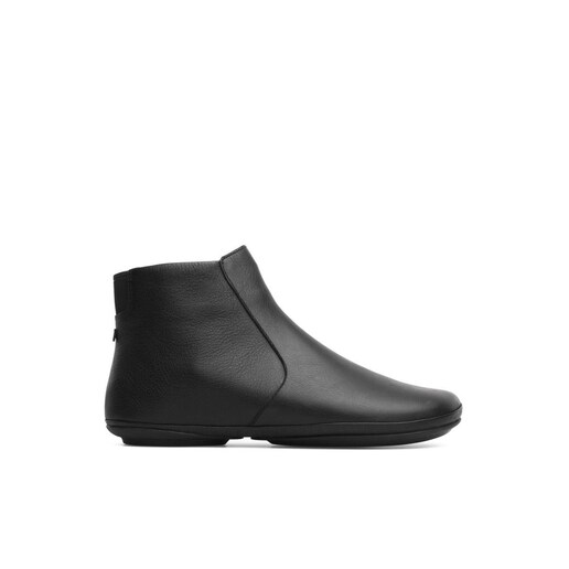 Imagen 0 de Botines de mujer Camper en piel negro con cremallera