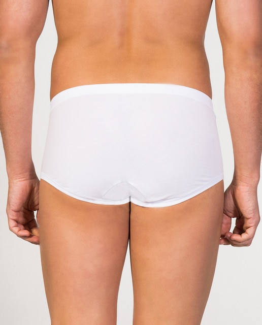 Slip con abertura de hilo de Escocia de hombre color blanco · ZD · El Corte  Inglés