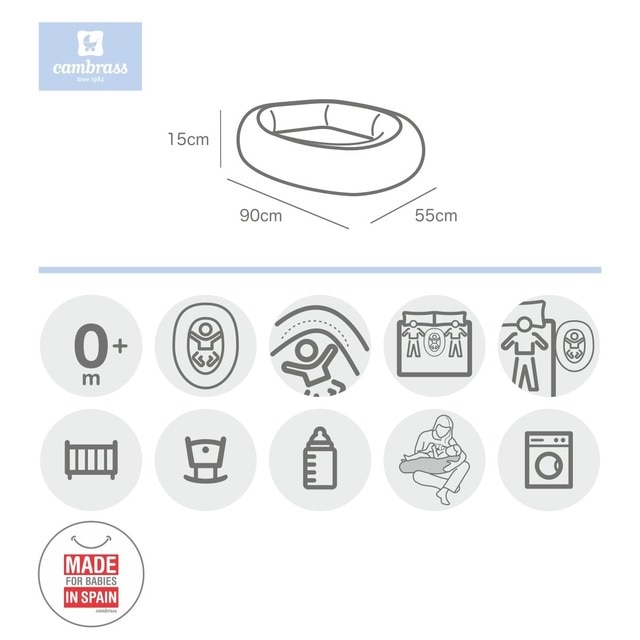 Nido Colecho 55x90x15 Cm Cambrass Sky En Beige El Corte Ingles