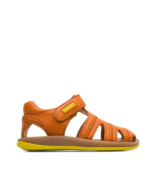 Sandalias de bebé niño de piel color naranja · Camper · El Corte Inglés