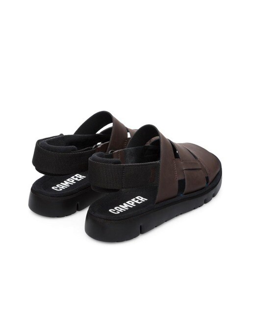 Sandalias de hombre de tiras anchas en marrón oscuro · Camper · El Corte  Inglés