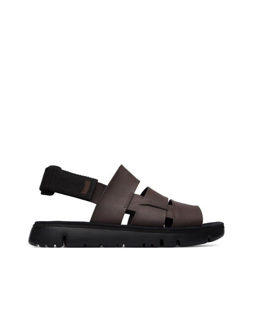 Sandalias de hombre de tiras anchas en marrón oscuro · Camper · El Corte  Inglés
