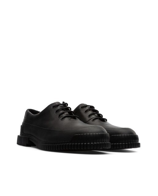 Zapatos de cordones de hombre en negro con suela de goma · Camper · El  Corte Inglés