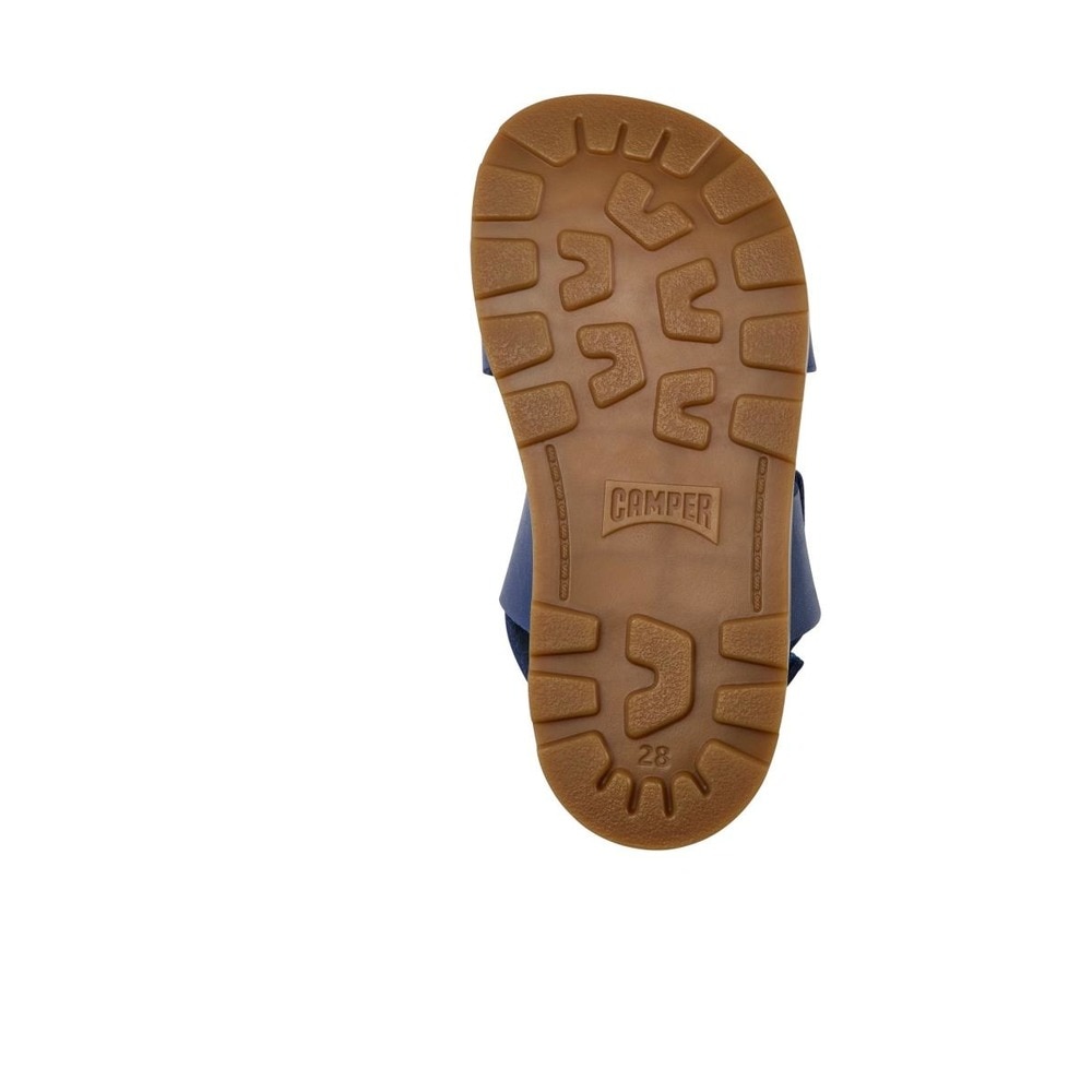Sandalias de niño lisas con cierre adherente en - Camper - Azul Azul-2
