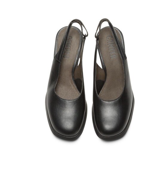 Zapatos de salón de mujer de tacón destalonados en negro · Camper · El  Corte Inglés