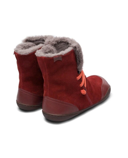 Botas de mujer en granate con cordones elásticos · Camper · El Corte Inglés