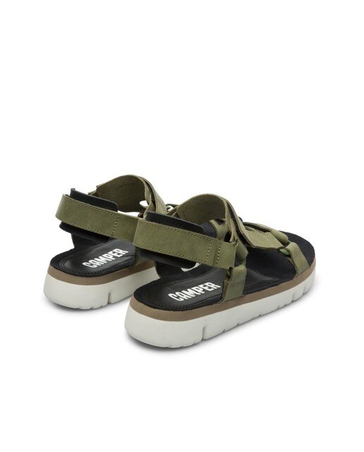 Sandalias de hombre en verde de piel · Camper · El Corte Inglés