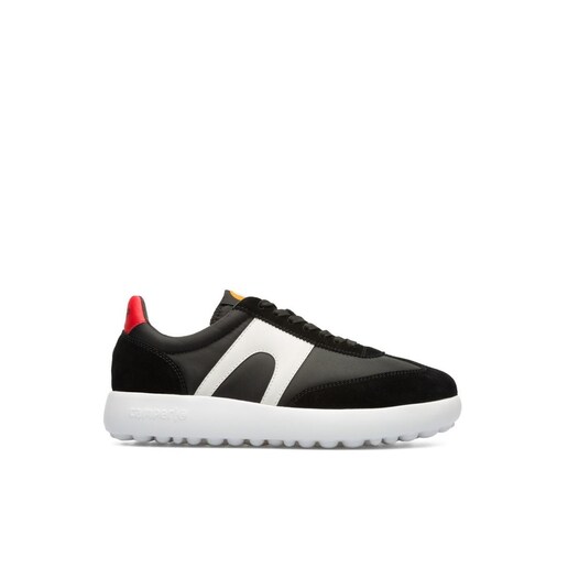 Imagen 0 de Zapatillas deportivas de mujer en negro con cordones