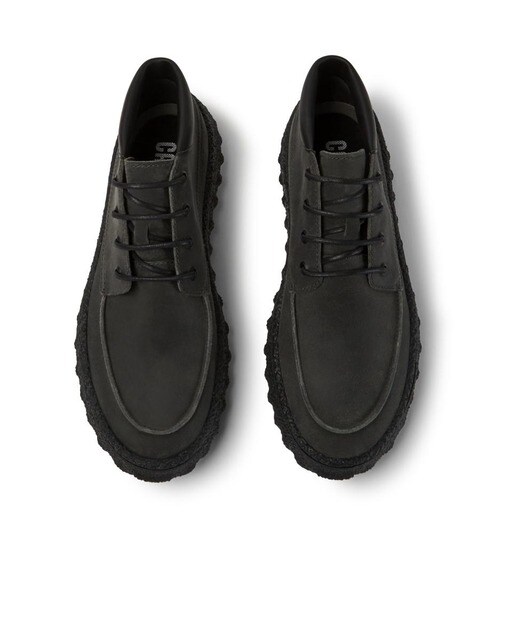 Botines de hombre de piel en gris oscuro con suela de goma Michelín ·  Camper · El Corte Inglés
