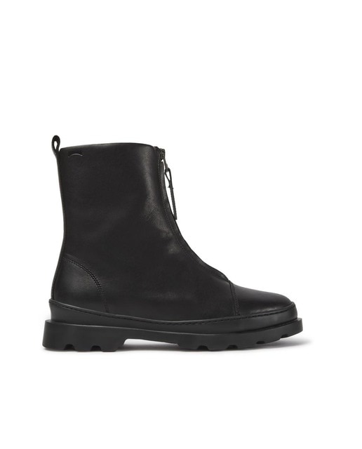 Botas de mujer de piel en negro con cremallera frontal · Camper · El Corte  Inglés