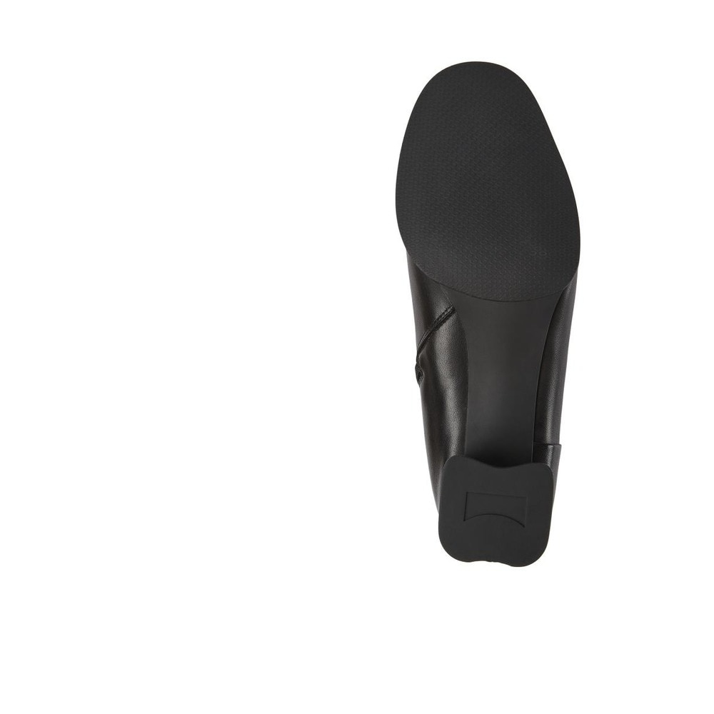 Botas de mujer de piel con tacón en - Camper - Negro Negro-4