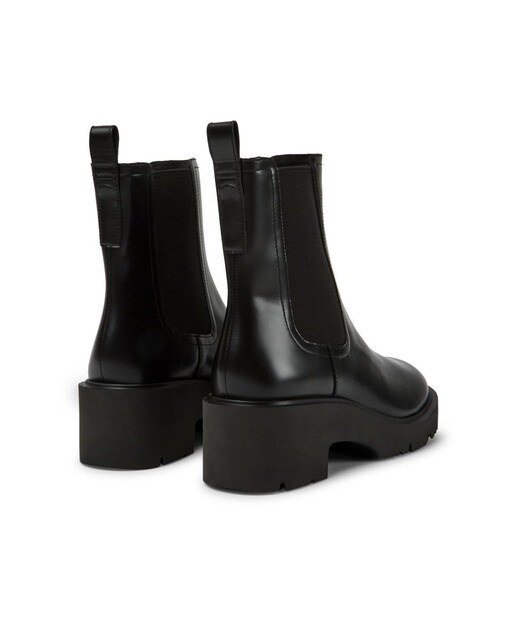 Botas de mujer de tacón en negro con elásticos laterales · Camper · El  Corte Inglés