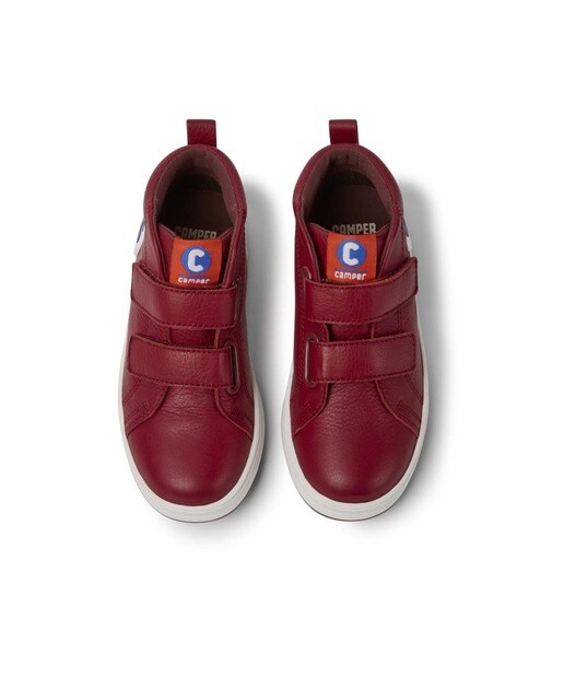 Botines de niños en color granate con suela a contraste · Camper · El Corte  Inglés