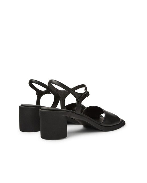 Sandalias de tacón de mujer con tira de hebilla en negro · Camper · El  Corte Inglés