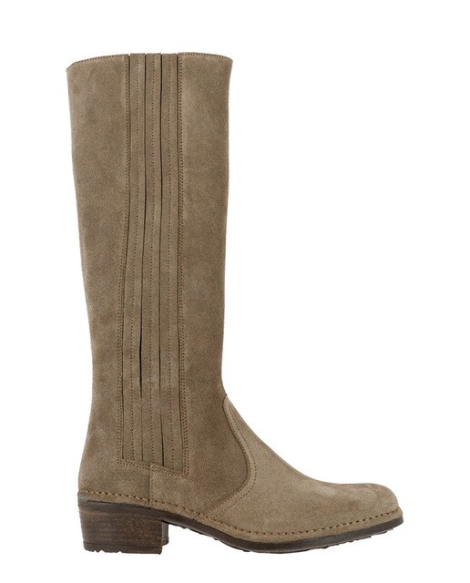 Botas de mujer de piel color topo · Neosens · El Corte Inglés