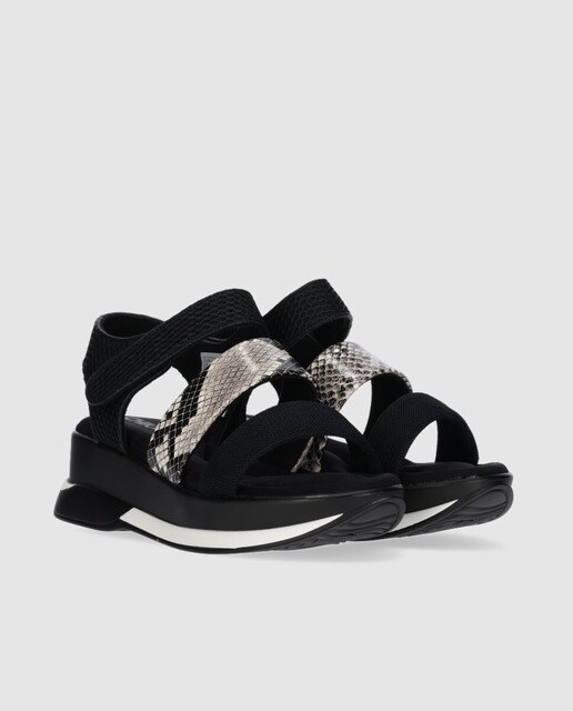 Sandalias de plataforma de mujer en color beige combinado · CHIKA10 · El  Corte Inglés