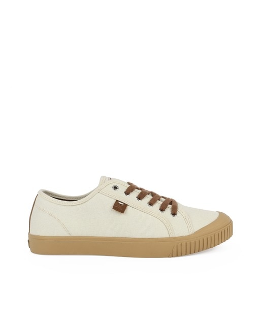 zapatillas beige hombre