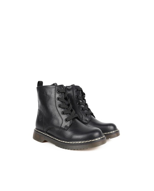 Botines de niña en color negro con cierre de cremallera · CHIKA10 · El  Corte Inglés