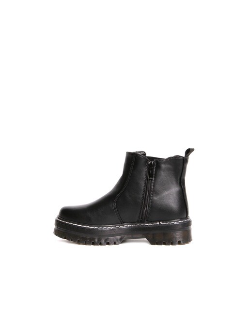 Botines de niña en color negro con cierre de cremallera · CHIKA10 · El  Corte Inglés