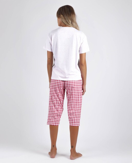 Pijama de mujer pirata con manga corta y dibujo frontal · Admas · El Corte  Inglés