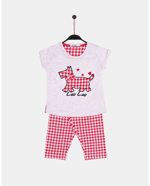 Pijama de niña con manga corta y dibujo frontal · Admas · El Corte Inglés