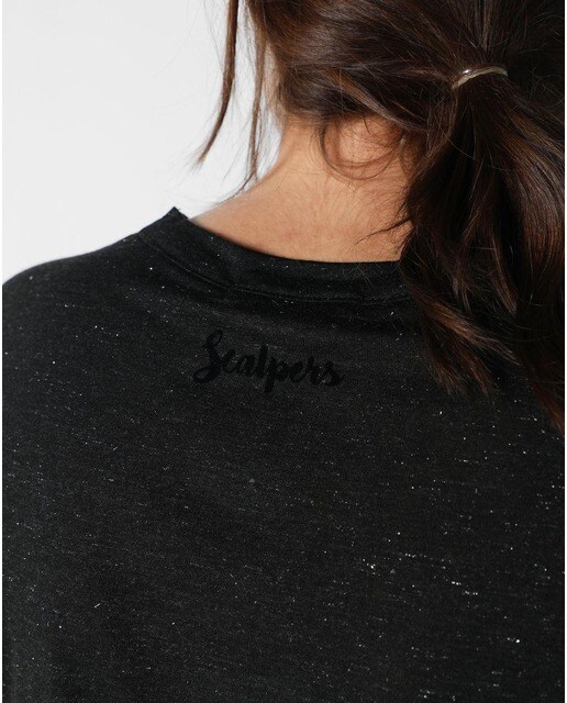 Camiseta de mujer de manga corta con calavera al tono · Scalpers · El Corte  Inglés