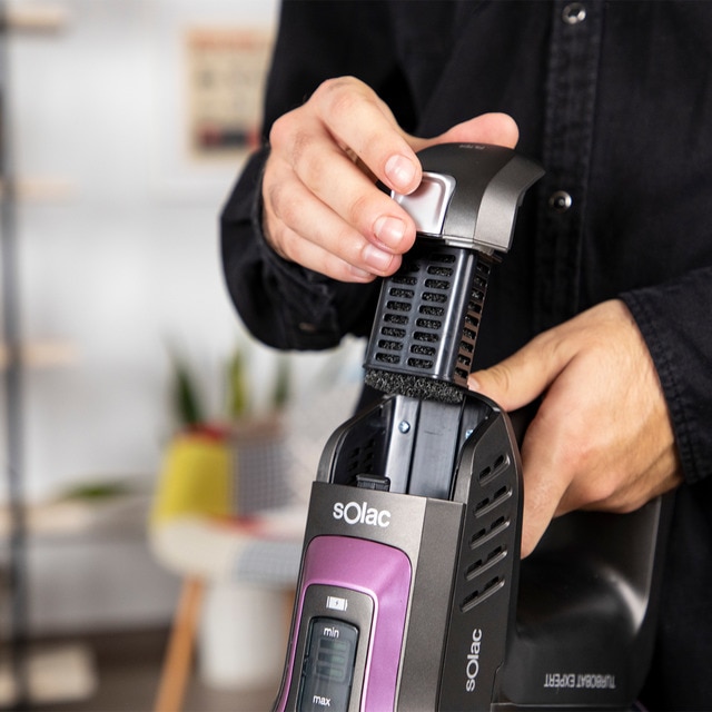Aspirador escoba Solac sin cable 2 en 1 y filtración HEPA AE2501 Turbobat  Expert · El Corte Inglés