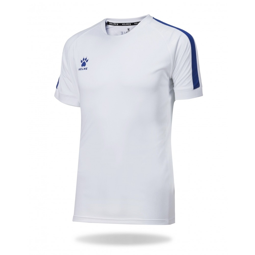 Camiseta unisex Global Kelme - Blanco / Azul Blanco / Azul-1