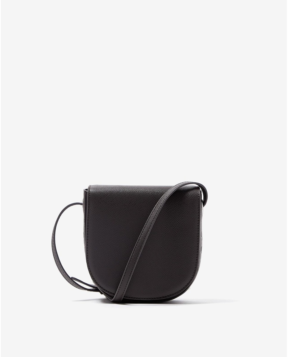 Adolfo Dominguez - Bandolera De Mujer Adolfo Domínguez Semicircular En Color Gris