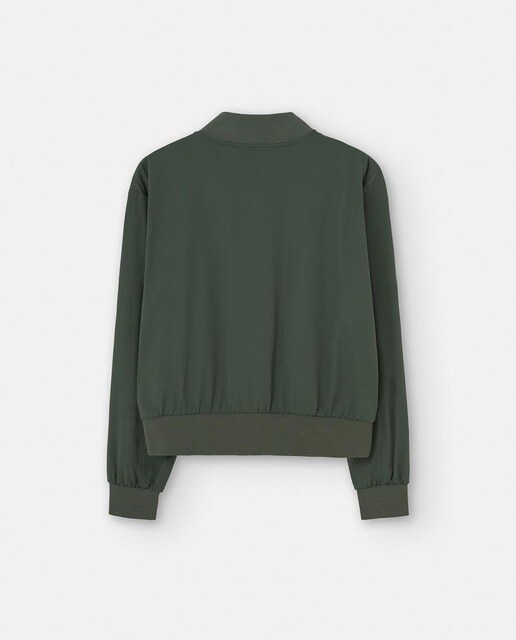 Chaqueta de mujer tipo bomber en verde con cremallera · Adolfo Dominguez · El  Corte Inglés