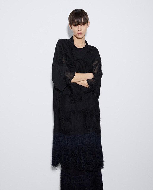 Chaqueta de mujer lisa en color negro · Adolfo Dominguez · El Corte Inglés